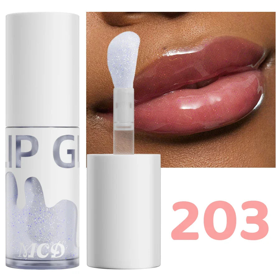 MCD Glitter Shimmer Lip Oil – Hydrating Plumping Glow Gloss