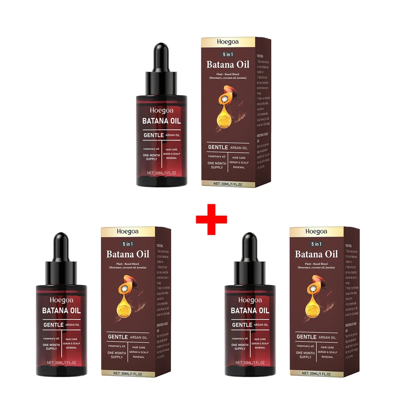 HOEGOA Batana Essential Oil – Nourishing Hair Treatment 30ml