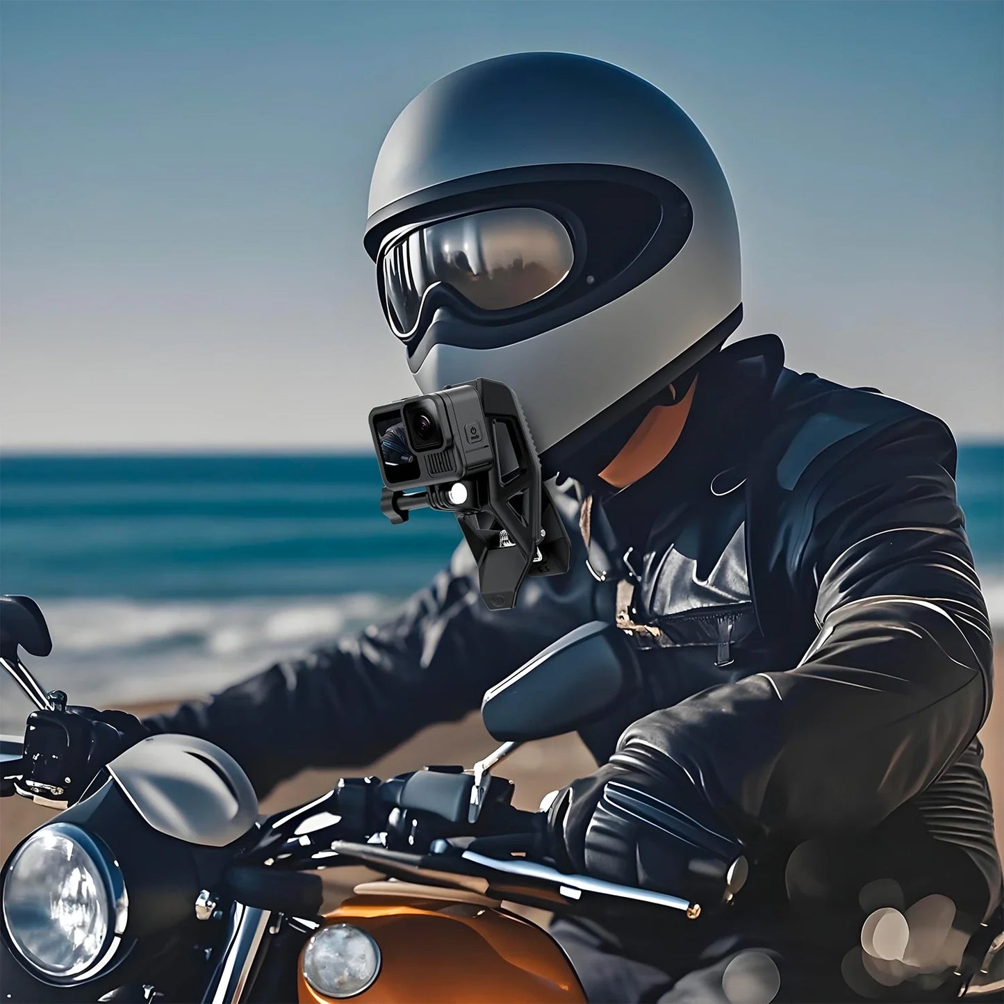 Universal Helmet Chin Mount for GoPro, DJI Osmo & Insta360