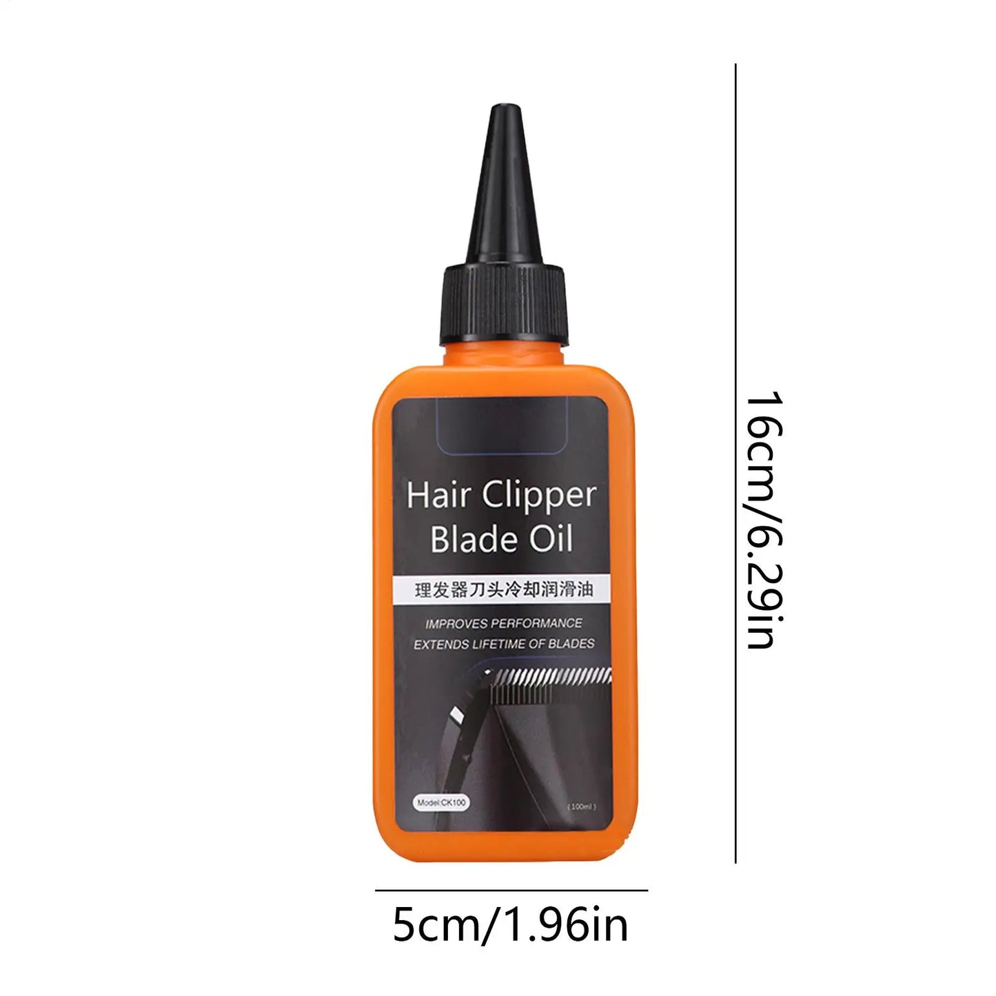 Hair Clipper Blade Oil 100ml – Lubricant for Trimmers & Clippers