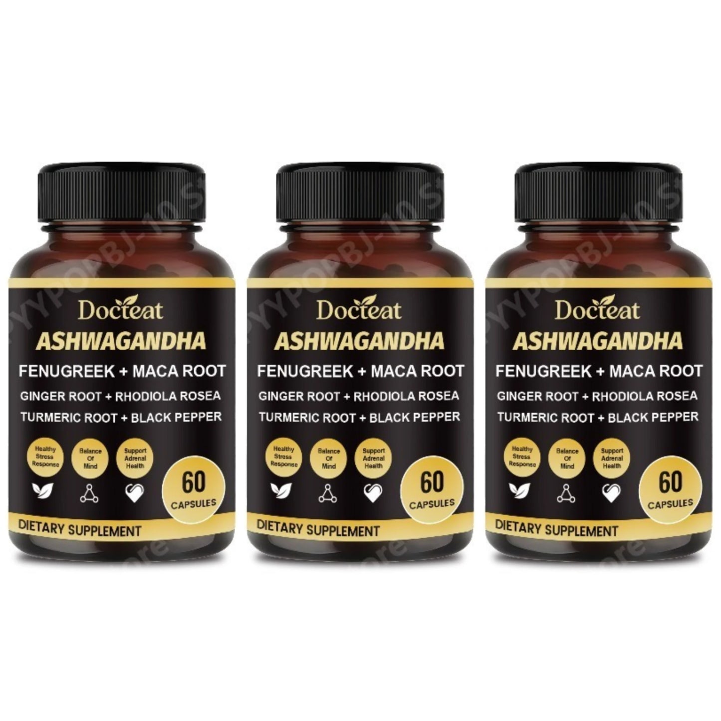 Ashwagandha Root Extract Capsules – Calm & Balance | 60ct