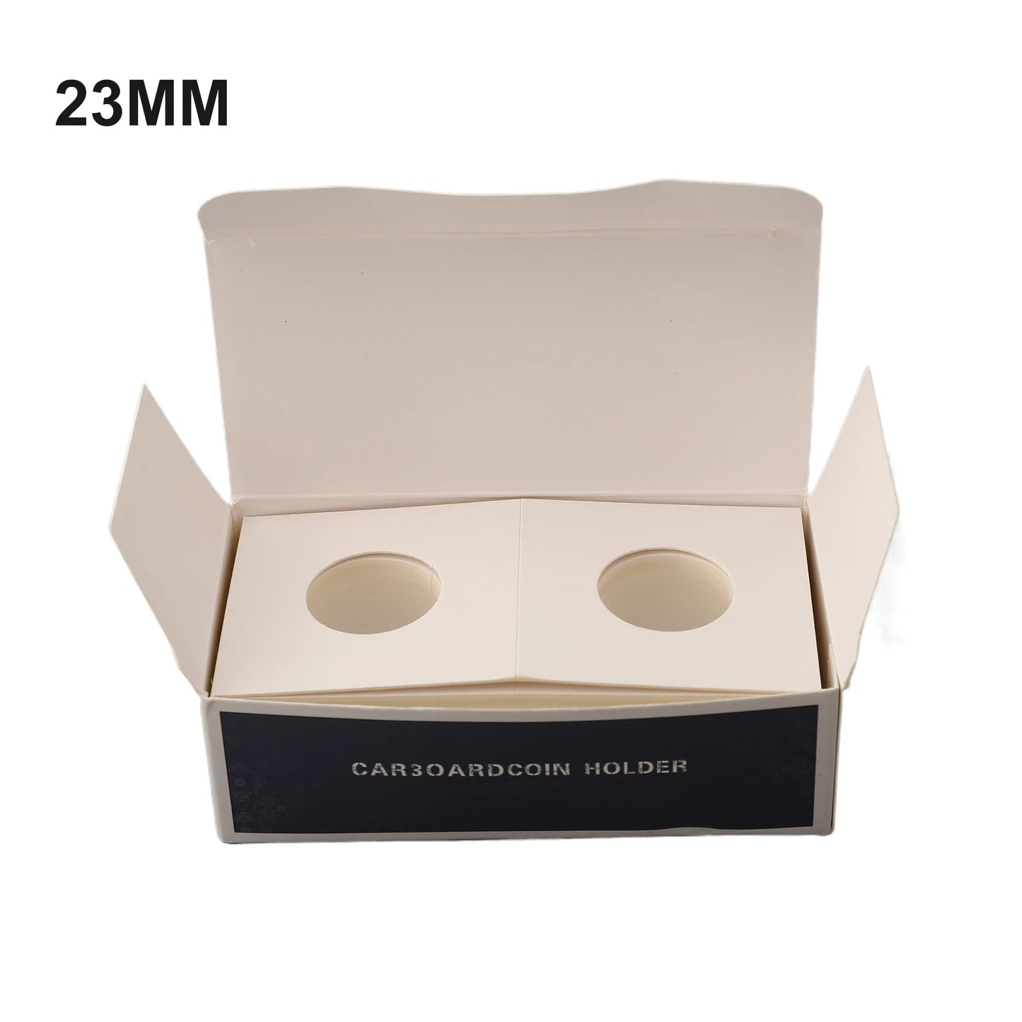 Coin Holders Stamp Holder Storage Box Case Square Cardboard Household