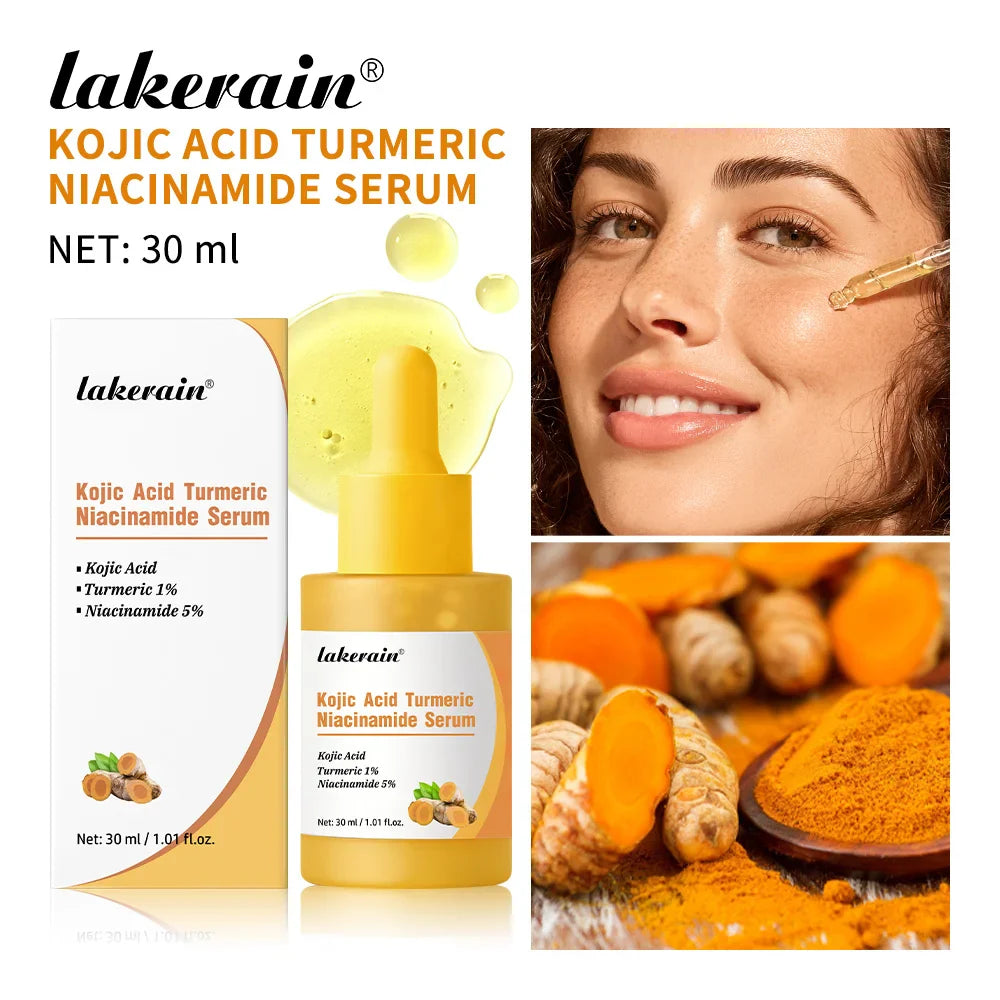 Kojic Acid Turmeric Niacinamide Brightening Glow Serum 30ml Brightening Face Serum Oasis Select 01