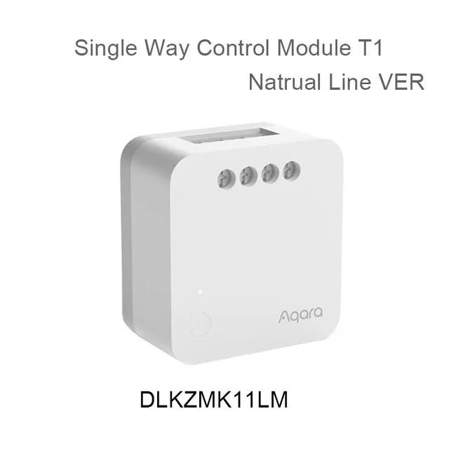 Aqara Single Channel Control Module T1 Zigbee 3.0 Wireless Relay Controller 1 Channel No Neutral Remote Work with Apple Homekit Peaceful Pleasures Health and Wellness Natrual Line VER