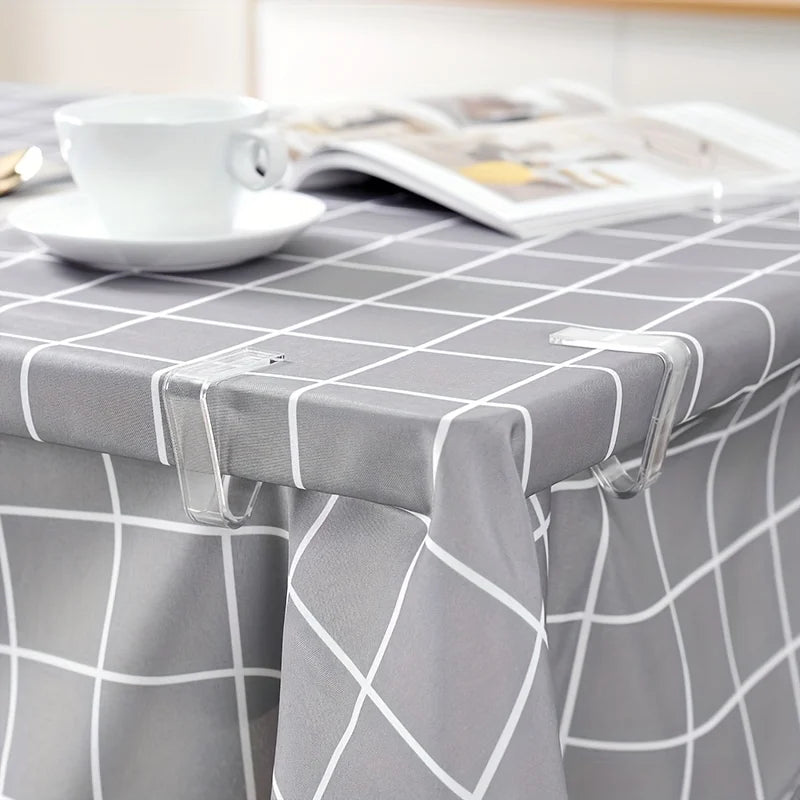 Upgraded Tablecloth Clip Thickened Widened Transparent Anti Slip