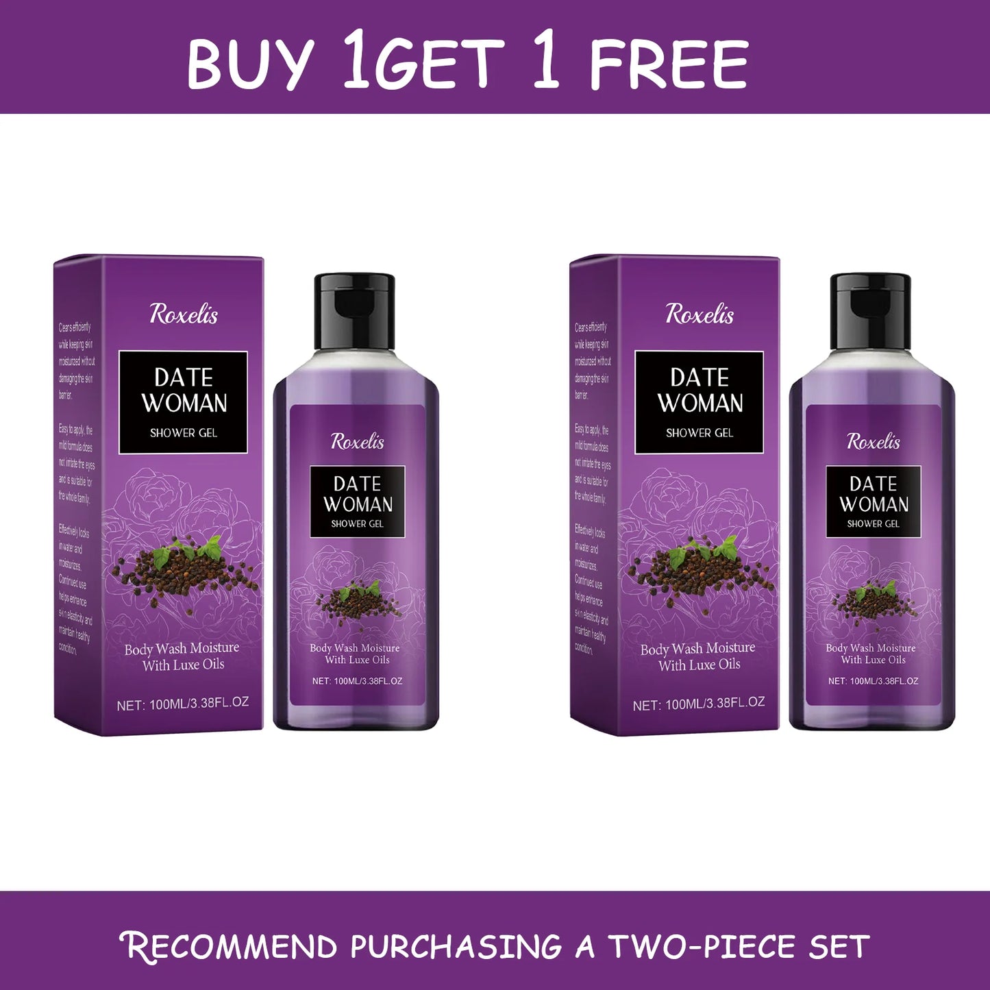 Jasmine Herbal Shower Gel – Moisturizing & Nourishing Bath Gel