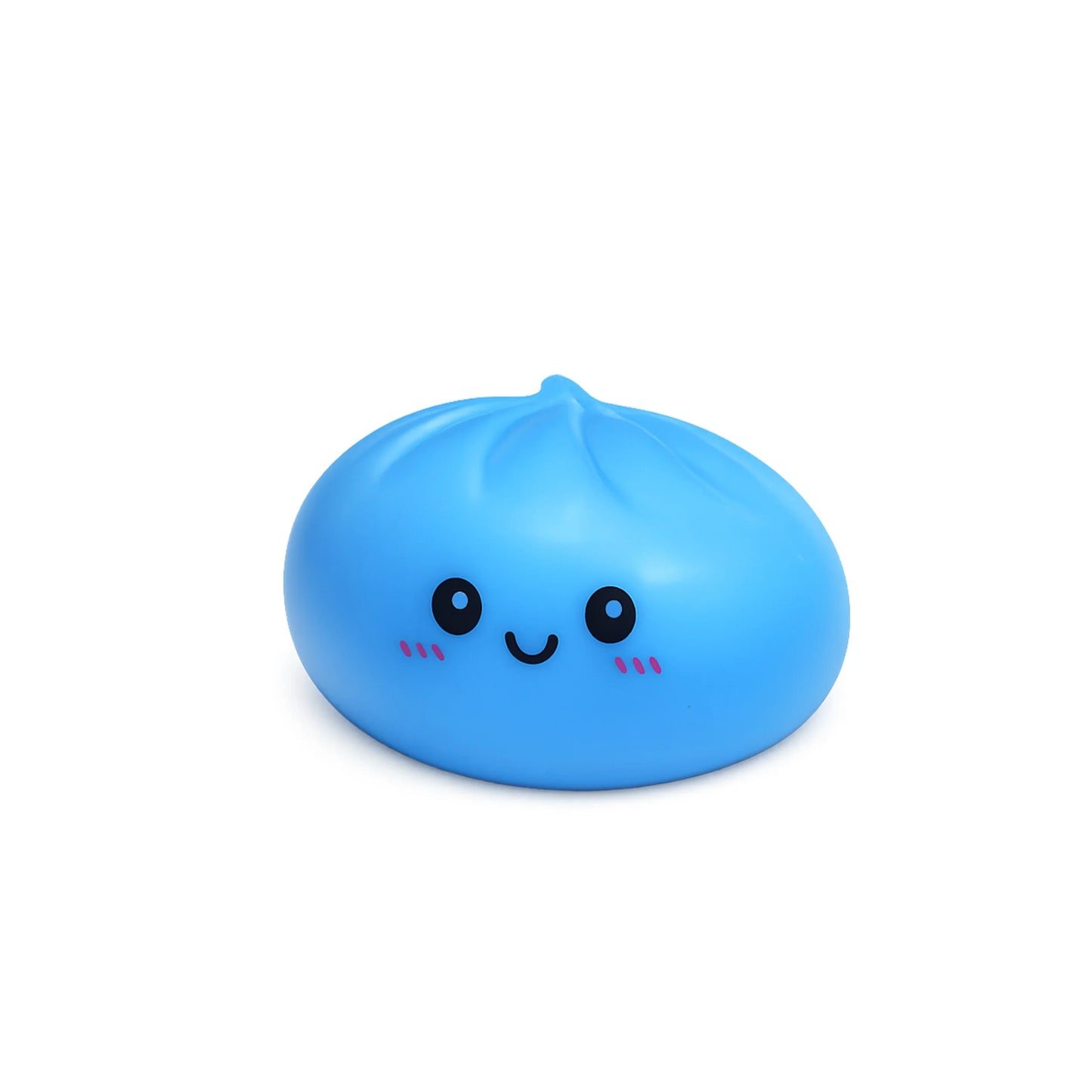 Simulation Dumpling Stress Ball Reusable Sensory Toys Low Rebound Relieve Stress Mood Toys Kid Safety Cute Colorful Dough Ball Peaceful Pleasures Health and Wellness Blue Ball