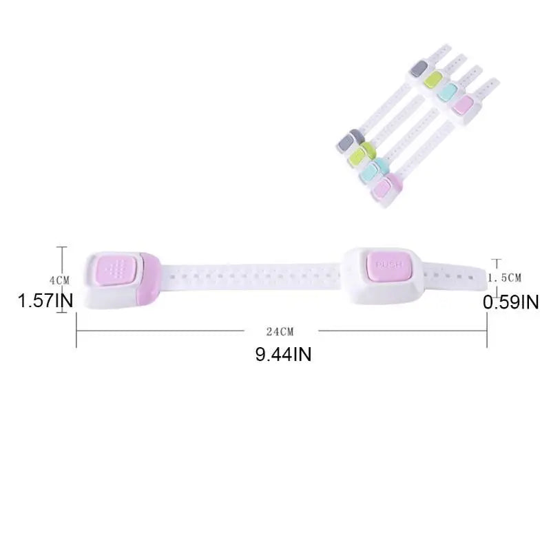 Child Safety Strap Locks for Drawers, Fridge & Cabinets