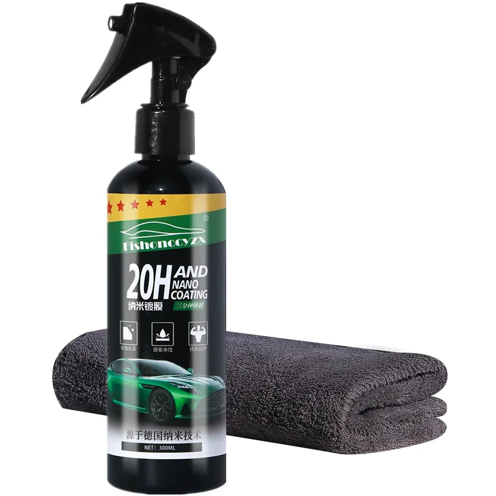 20H Nano Ceramic 500ml Car Coating Auto Detailing Products Liquid Spray Polish Wax Film Paint Care Protector Kit Accessories Peaceful Pleasures Health and Wellness 300ml