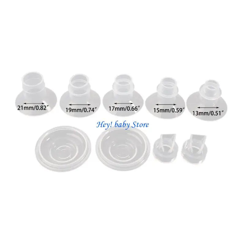 Breast Pump Flange Inserts – Silicone Diaphragm & Duckbill Valve Kit