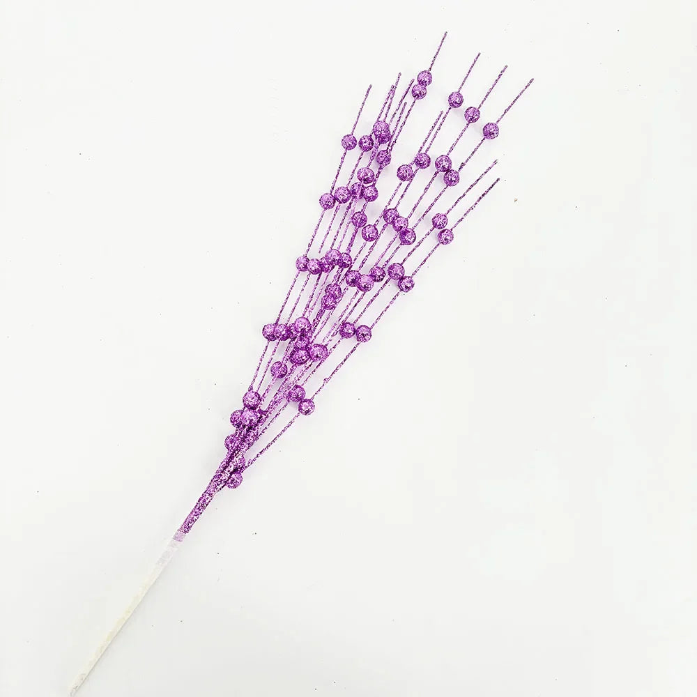 43cm Glitter Berry Artificial Stems | Christmas Tree Ornaments