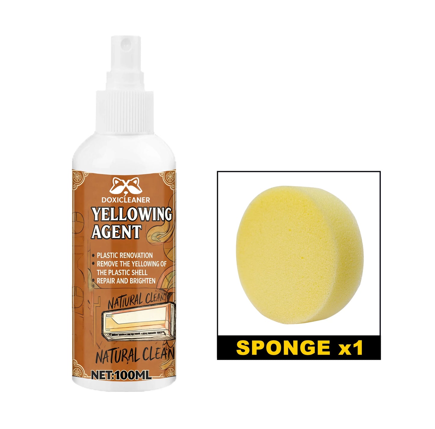 Plastic Restoration Spray – Remove Yellowing & Polish Plastics