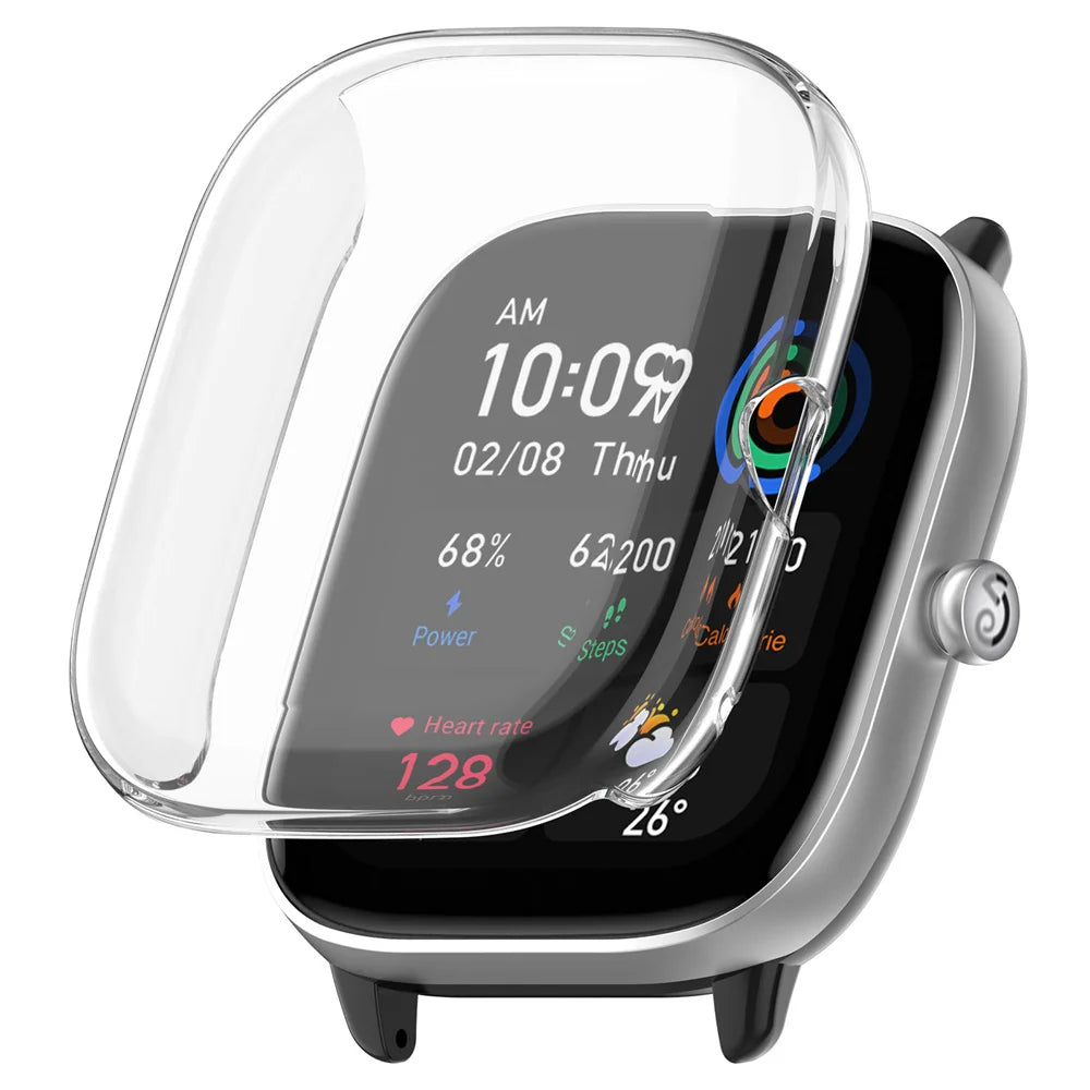 TPU Case & Screen Protector for Amazfit GTS 4 Mini