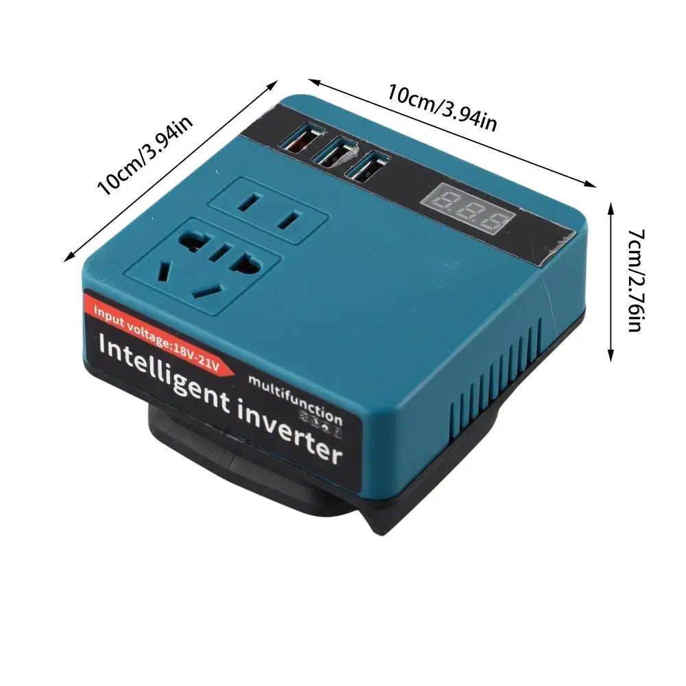 120W 300W Lithium Battery Power Inverter | Smart 110V–220V