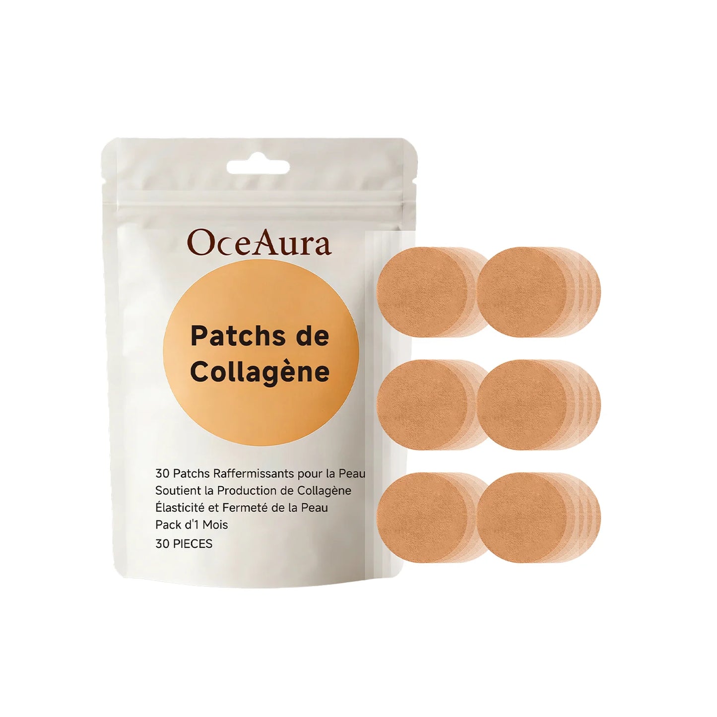 OceAura Collagen Hydrating Skin Patches 30pcs | Moisturizing