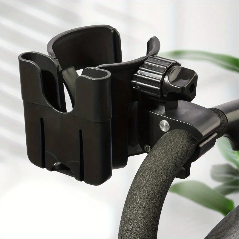 2-in-1 Stroller Cup & Phone Holder | Universal Bottle Cage