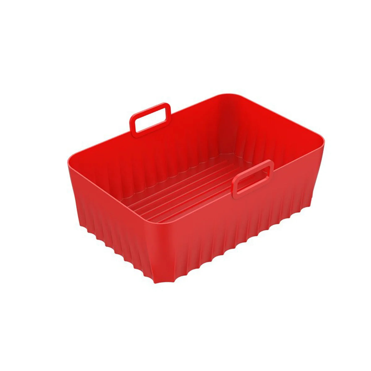 Leeseph Air Fryer Silicone Liners, Reusable Non-Stick Pot Oven Liner Baking Tray, Air Fryer Basket Air Fryer Accessories Peaceful Pleasures Health and Wellness Red China Mainland