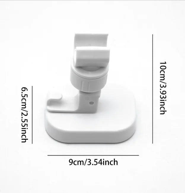360° Adjustable Shower Head Holder Suction Cup Wall Mount