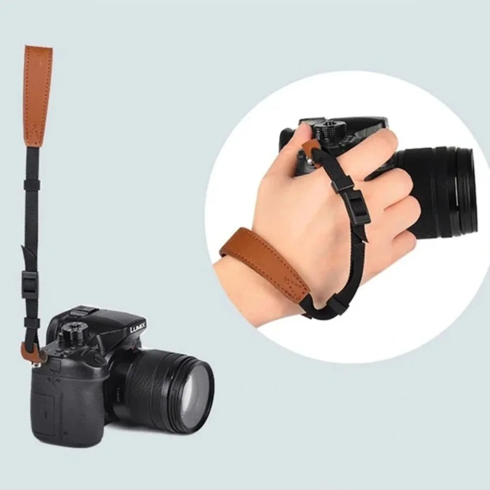Casual Multifunctional DSLR Camera Wrist Strap Universal Photography Wrist Strap Safety Protects The Camera and Frees Your Hands Peaceful Pleasures Health and Wellness