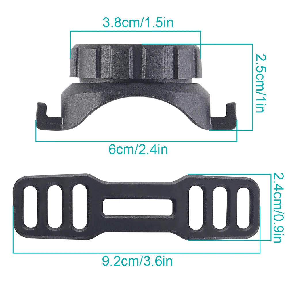 Bicycle Computer Mount Multifunctional MTB Road Bike Stopwatch Bracket 360° Rotation for Garmin Varia Radar Taillight Bracket Peaceful Pleasures Health and Wellness
