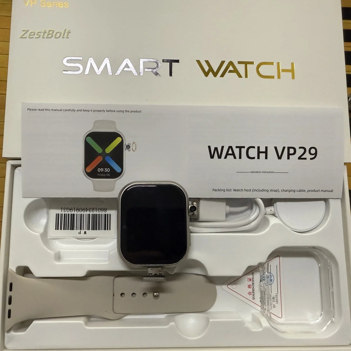 Zestbolt VP29 4G LTE Android Smartwatch – 8MP Camera, AMOLED