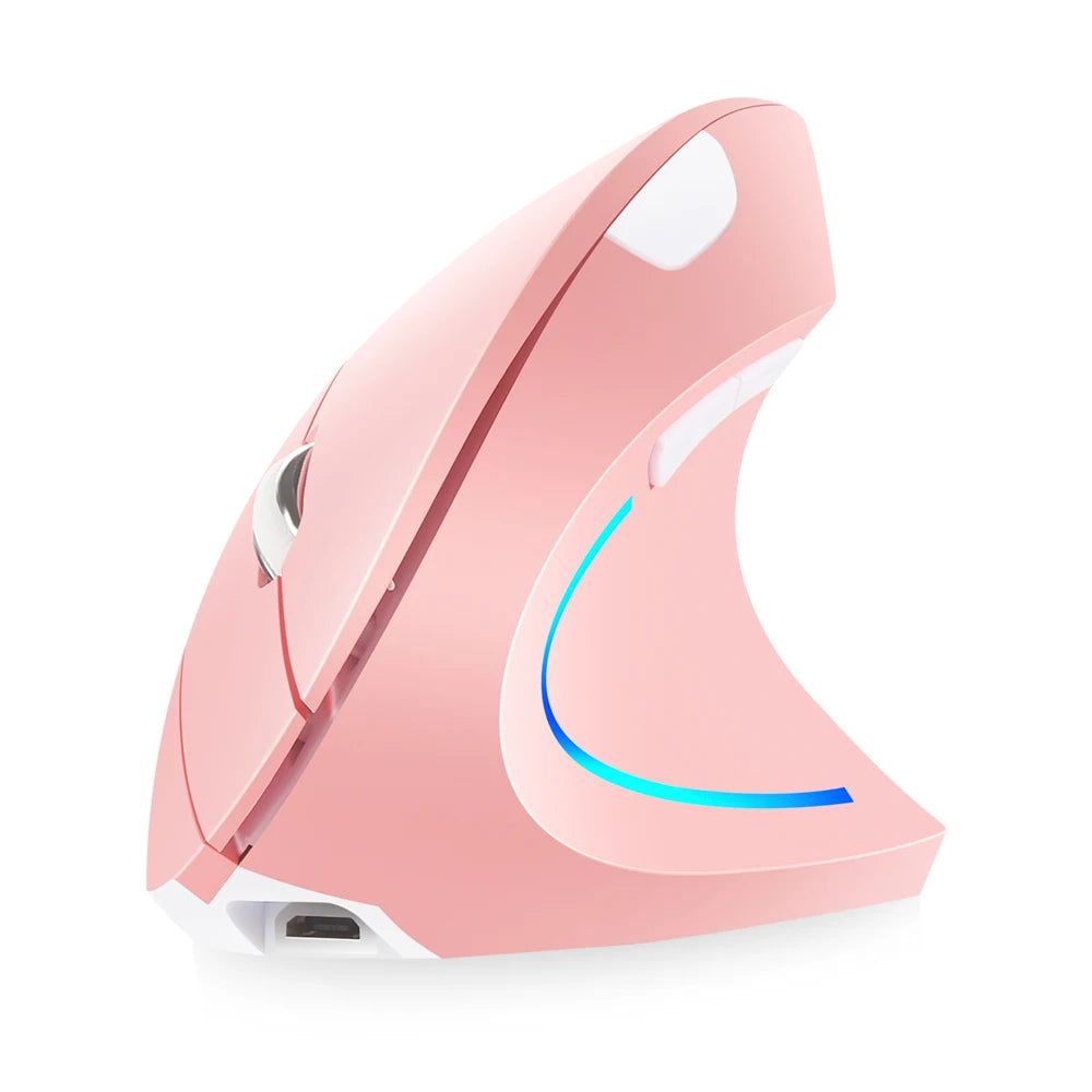 Arealer Wireless Vertical Ergonomic Mouse | 3 DPI, RGB