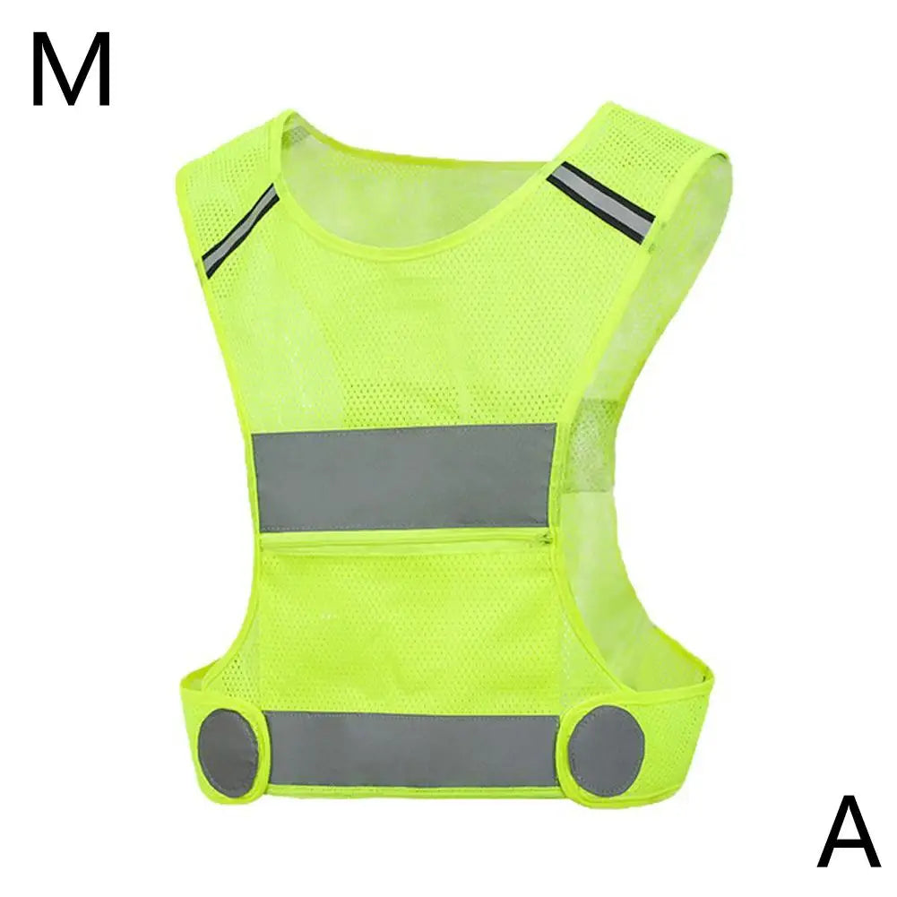 High Visibility Reflective Safety Vest – Lightweight & Adjustable