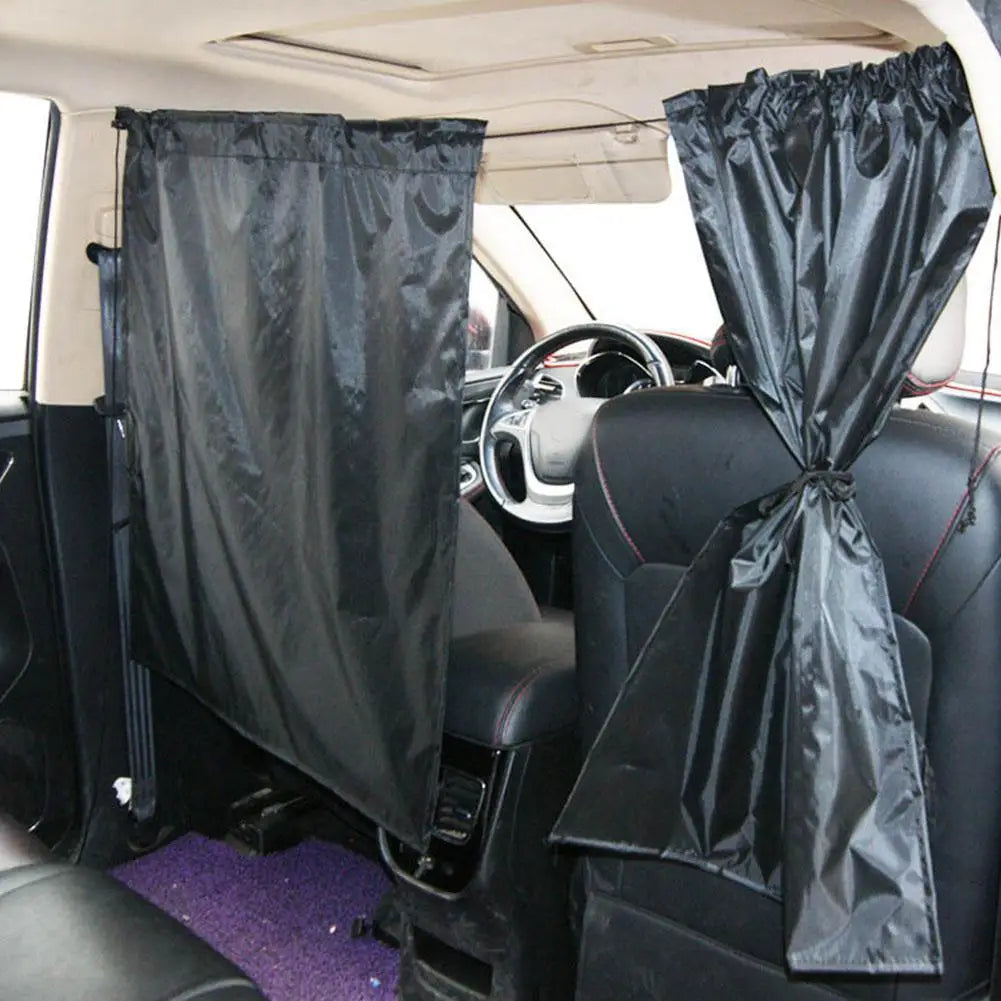 Car Partition Curtain Shade Car Privacy Partition Curtain Interior Insulation Rear Private RV Shade Shade Shade Peaceful Pleasures Health and Wellness