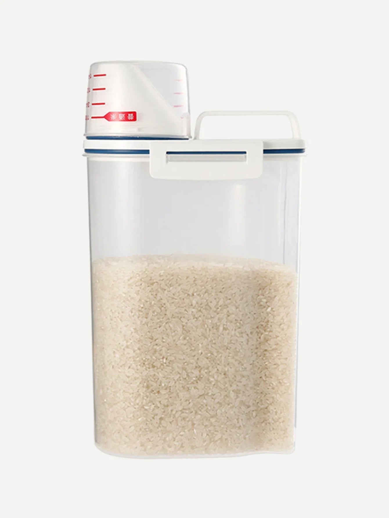 Airtight Rice & Grain Storage Container with Measuring Cup