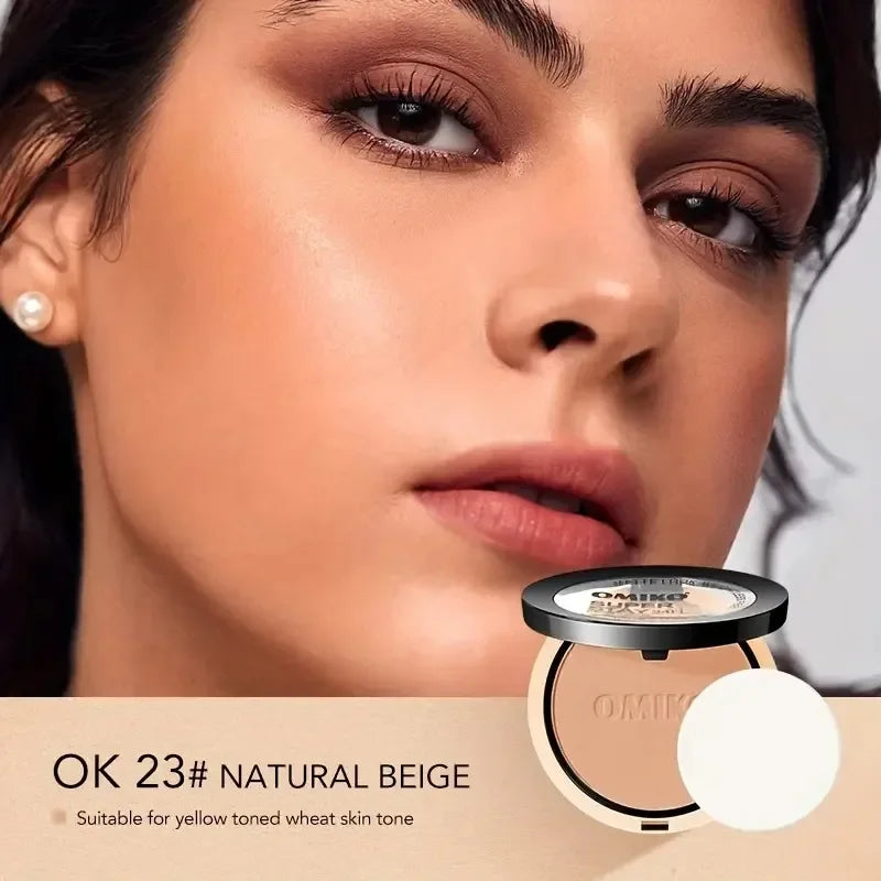 SADOER 3-Color Mineral Pressed Powder – Oil Control Concealer