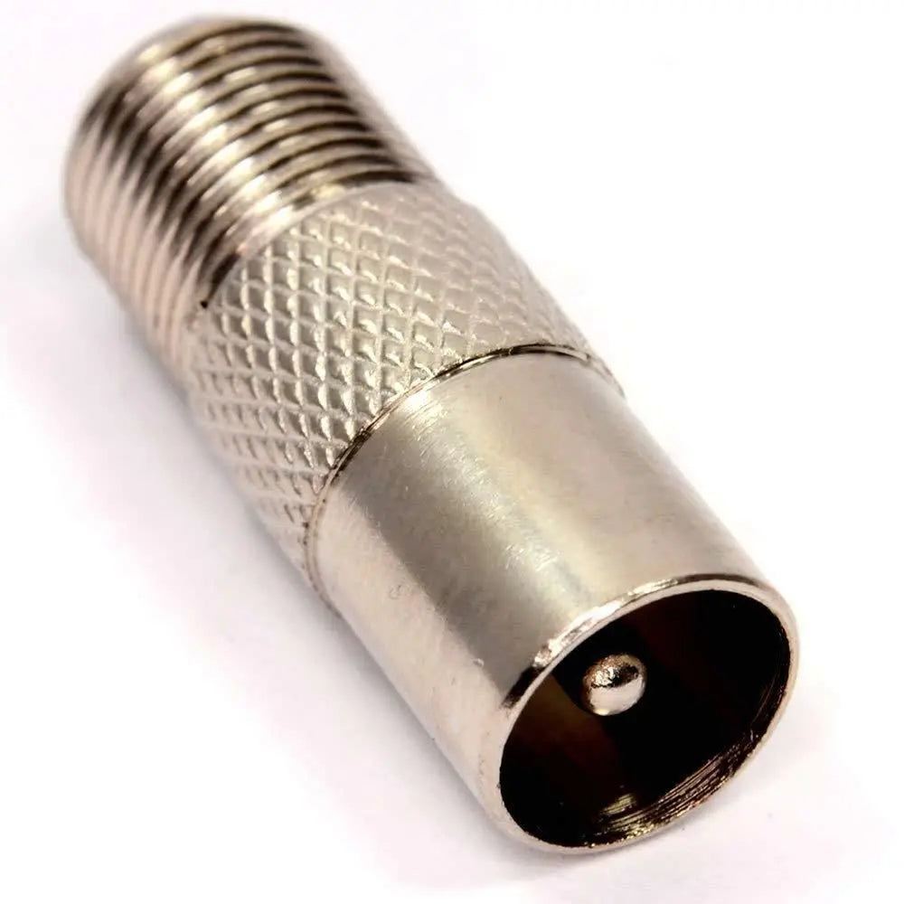 F Female to RF Male Coax Adapter 9.5mm – 2-Pack