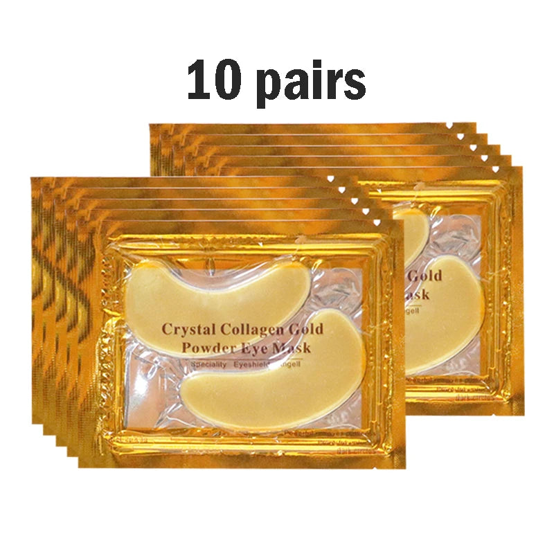 BIOAOUA Gold Collagen Eye Patches – Dark Circles & Puffiness