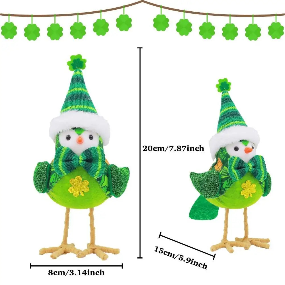 Easter & St. Patrick's Day Bird Gnome Ornaments – Set of 2
