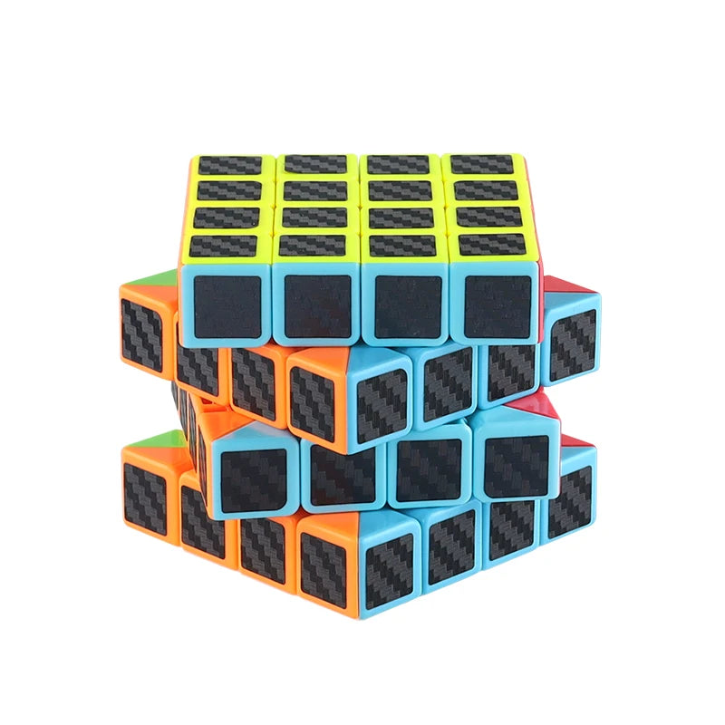 Carbon Fiber Professor's Cube Starry 3X3 4X4 5x5 Speed Puzzle