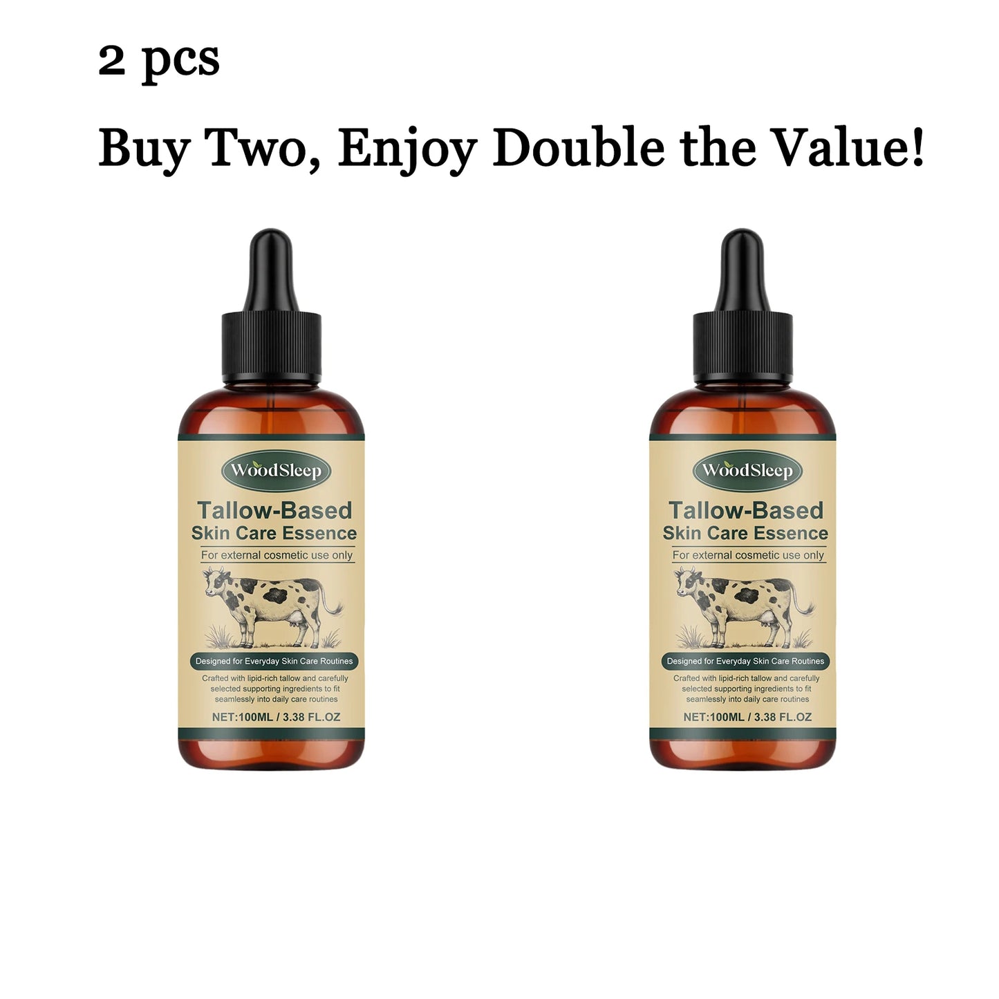 Tallow Face Serum 100ml – Moisturizing & Soothing Skin Essence