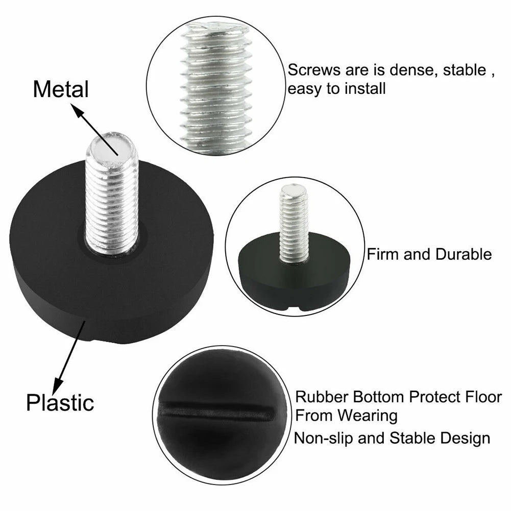 Leveling Foot Screw Furniture Table Chair Glide Adjuster M6 Cup