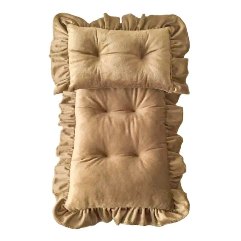 Newborn Photography Mattress & Pillow Set | Soft Cotton Props