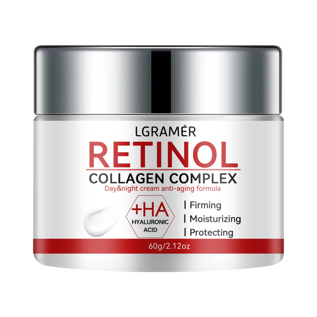 Retinol Lifting Firming Cream Collagen Smooth wrinkles Face Cream For Moisturizer Whitening Nourishing Brighten Skin Products Peaceful Pleasures Health and Wellness 60g