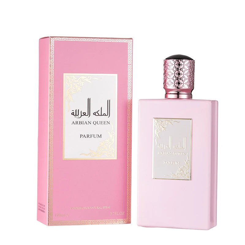 Dubai Arabia Luxury Perfume For Women Fresh Elegant Jasmine Gardenia Agarwood Sandalwood Scent Long-lasting Fragrance Perfume Peaceful Pleasures Health and Wellness Pink 110ml