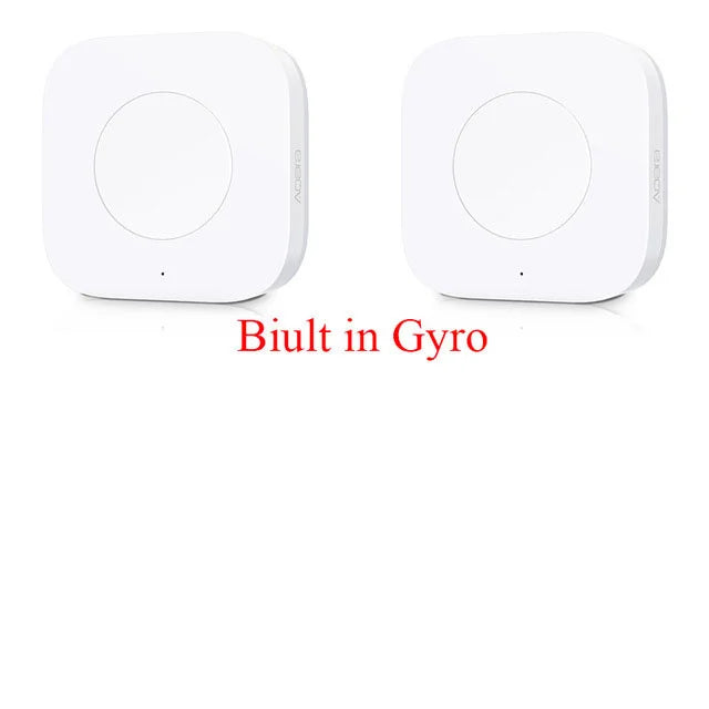 Aqara Smart Wireless Switch Smart Remote One Key Control Intelligent Application Home Security APP Control Work with Homekit Peaceful Pleasures Health and Wellness Built In Gyro 2pcs China Mainland