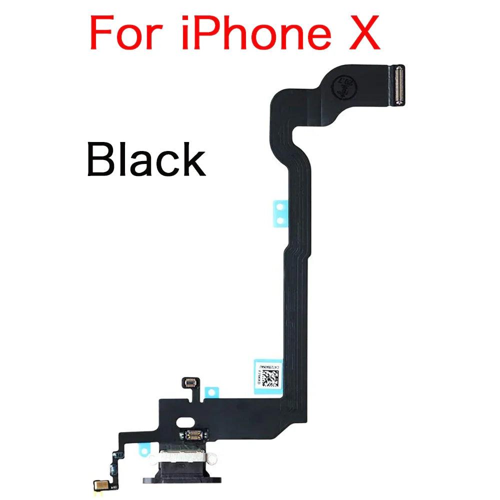 iPhone 7 8 X XR XS Max Charging Port Dock Flex Cable + Mic