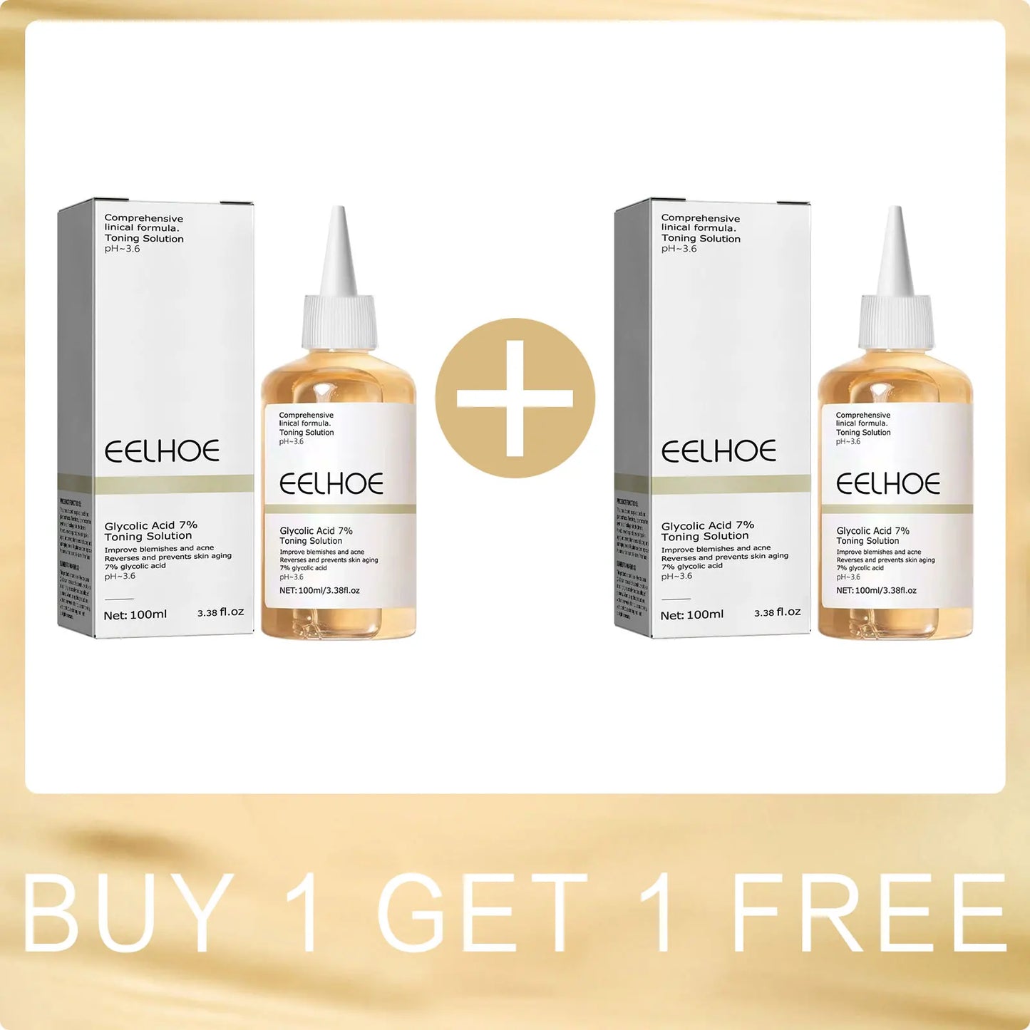 EELHOE 7% Glycolic Acid Toner | Exfoliant for Glowing Skin