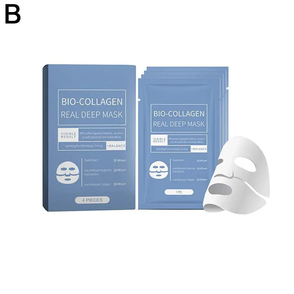 Eelhoe Collagen Facial Mask – Moisturizing, Anti-Wrinkle & Brightening Face Mask (1pc or 4pcs) Peaceful Pleasures Health and Wellness 4pcs
