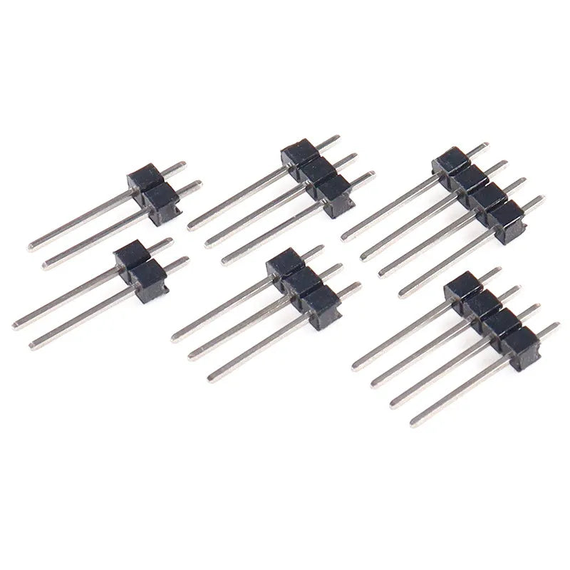 10PCS 2.54mm Single Row Male Connector PCB Board Pin Header Long 13/15/17/19/21/25mm 2p 3p 4p 5p 6p 8p 10p 15p 30p 40p Copper Peaceful Pleasures Health and Wellness