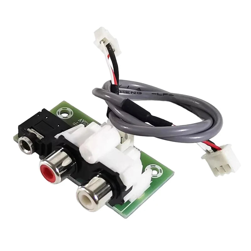 New 3.5MM Audio Socket Dual AV Lotus Socket Input To XH2.54-3P Output Adapter Small Board For Audio Cable RCA Lotus Socket Peaceful Pleasures Health and Wellness