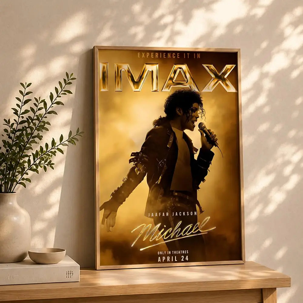 Movie-Michael Poster HD Self Adhesive Waterproof Wall Art Ideal for Home Office Dorm Bedroom Great Gift Peaceful Pleasures Health and Wellness