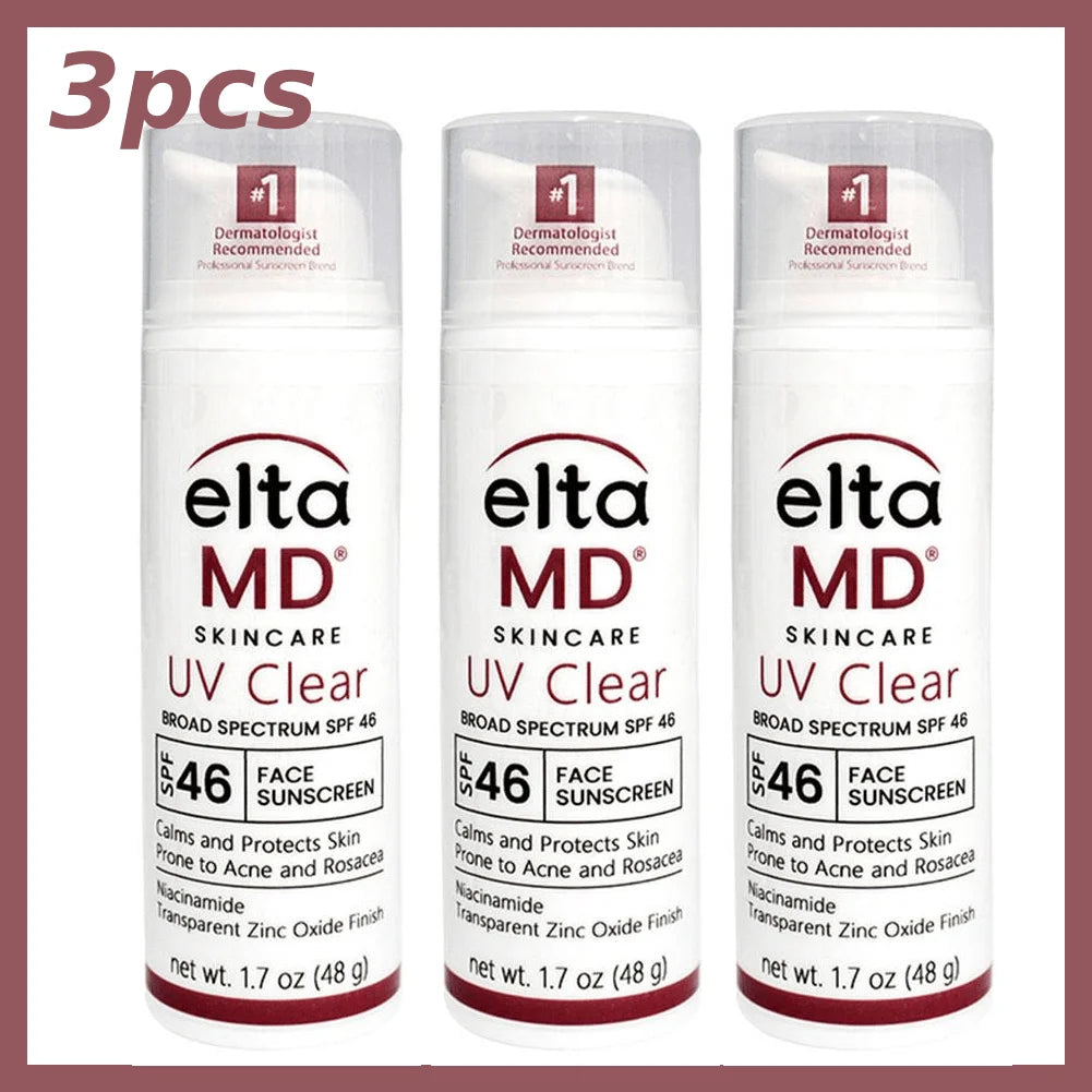 Eltamd 48ml Facial Sunscreen SPF46 UV Sunscreen Anti-Radiation Waterproof&sweatproof Non-greasy for Sensitive and Acne ProneSkin Peaceful Pleasures Health and Wellness C