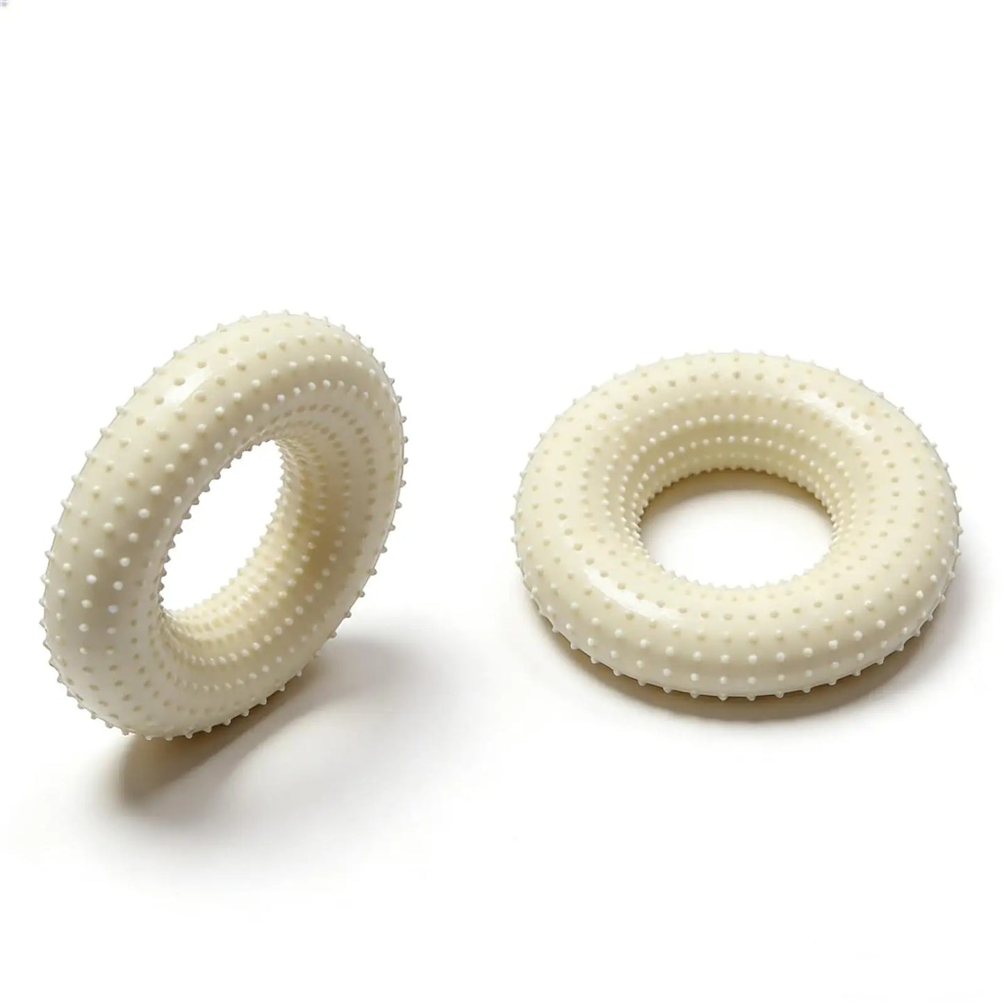 Durable Rubber Dog Chew Ring Toy | Teething Puppy & Play