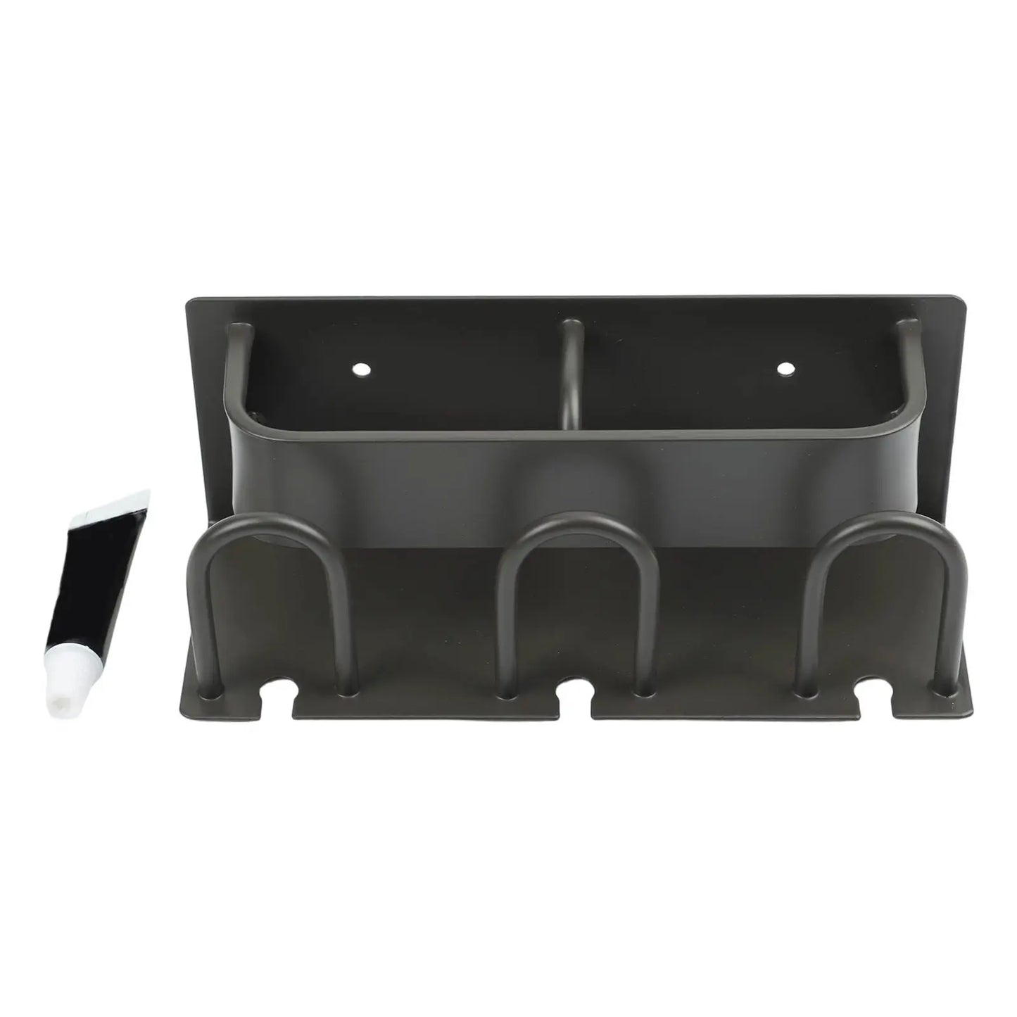 Wall Mounted Aluminum Toothbrush Holder – 3 Slot Organizer
