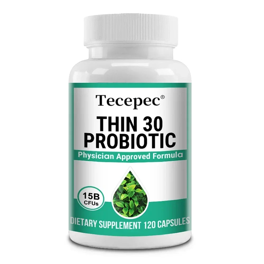 Best Probiotics - 6 Probiotic Strains - with Organic Apple Cider Vinegar, Green Tea Leaf Extract - Supports Gut Health Peaceful Pleasures Health and Wellness 120 count-1 bottle